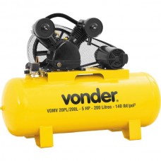 Compressor de Ar 5hp VDMV 20PL/200L – 220V/380V Vonder 6829520133